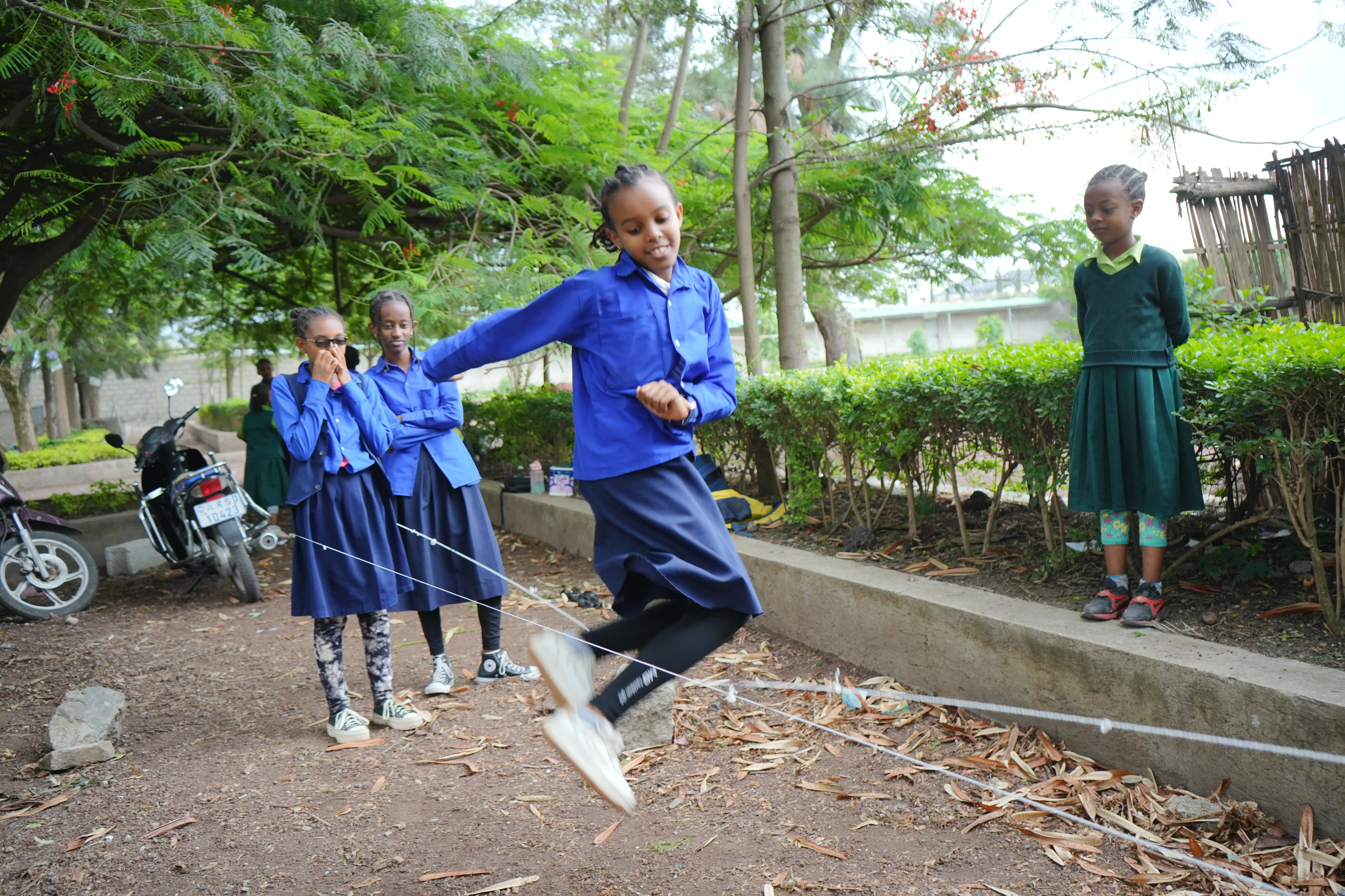 BNB school sports teamwork moment